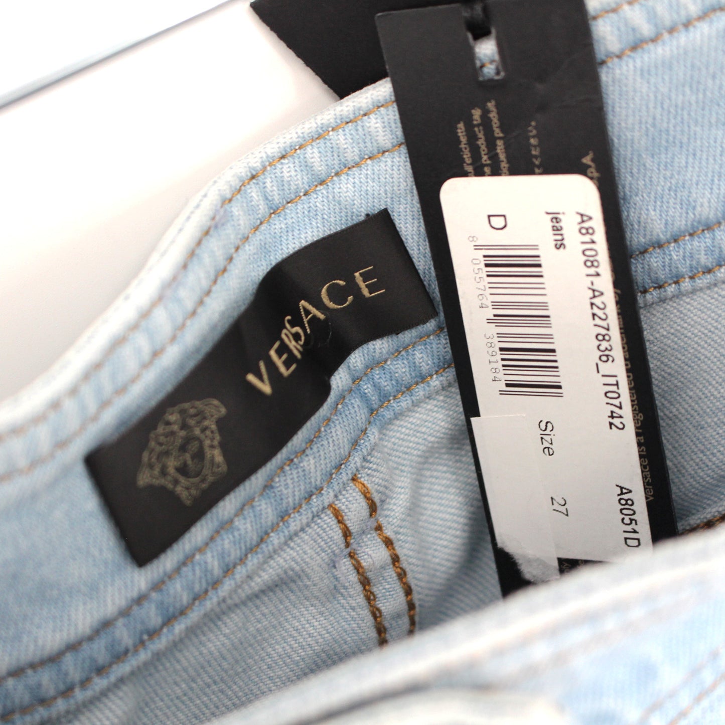 VERSACE High Rise Jeans
