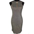 NWT Versace Collection Metallic Zip Front Dress 42