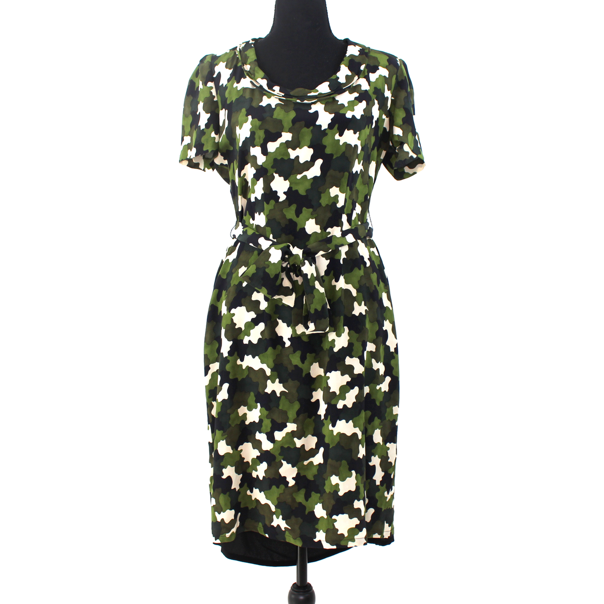 ワンピース PRADA ARMY GREEN COTTON BLEND DRESS Prada Army Green Cotton Blend Dress (PRADA/ワンピース) ARMY