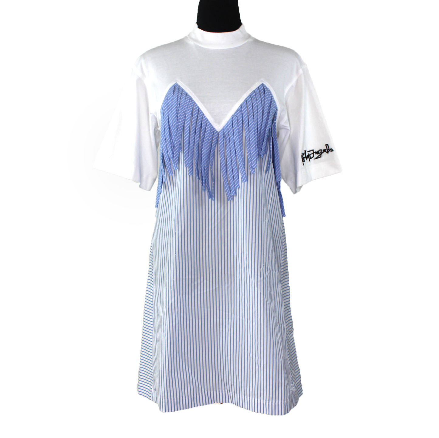 Palm Angels Fringed T-Shirt Dress