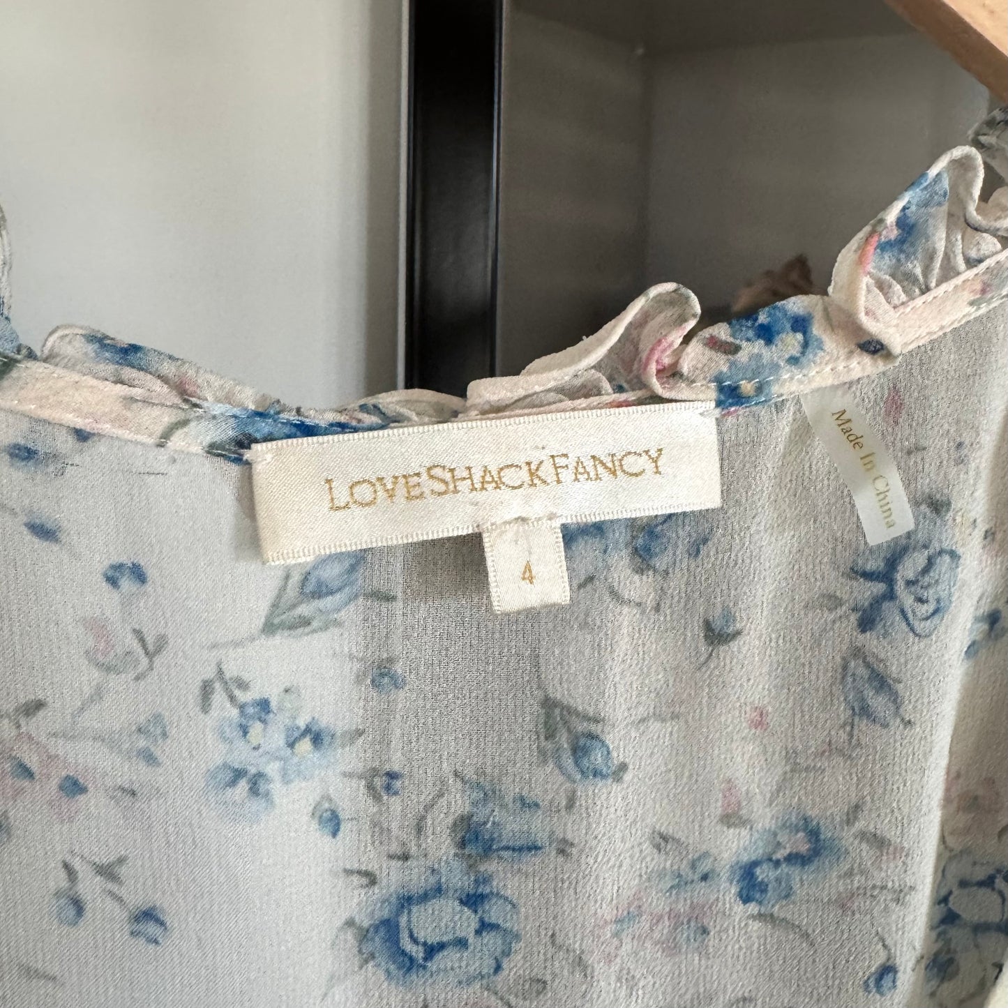 LoveShackFancy Hanna Mini Dress