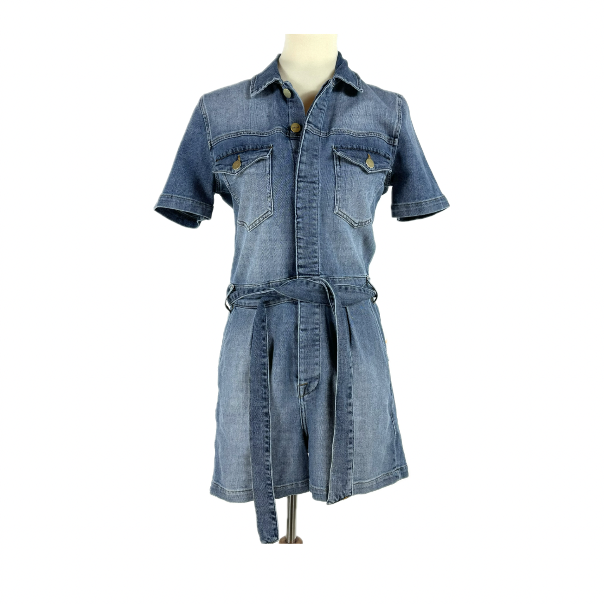 Frame Denim Maxson Coverall Shorts