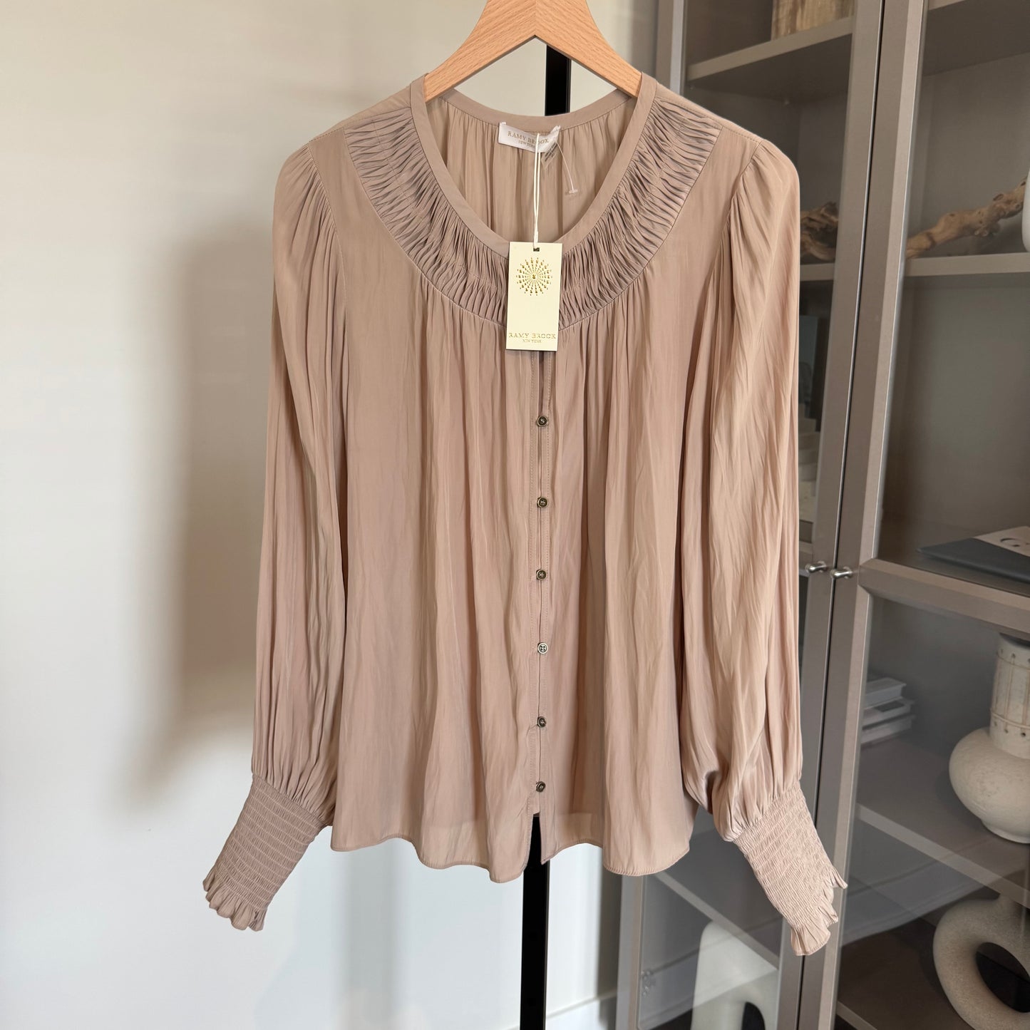 Ramy Brook Isla Smocked Blouse