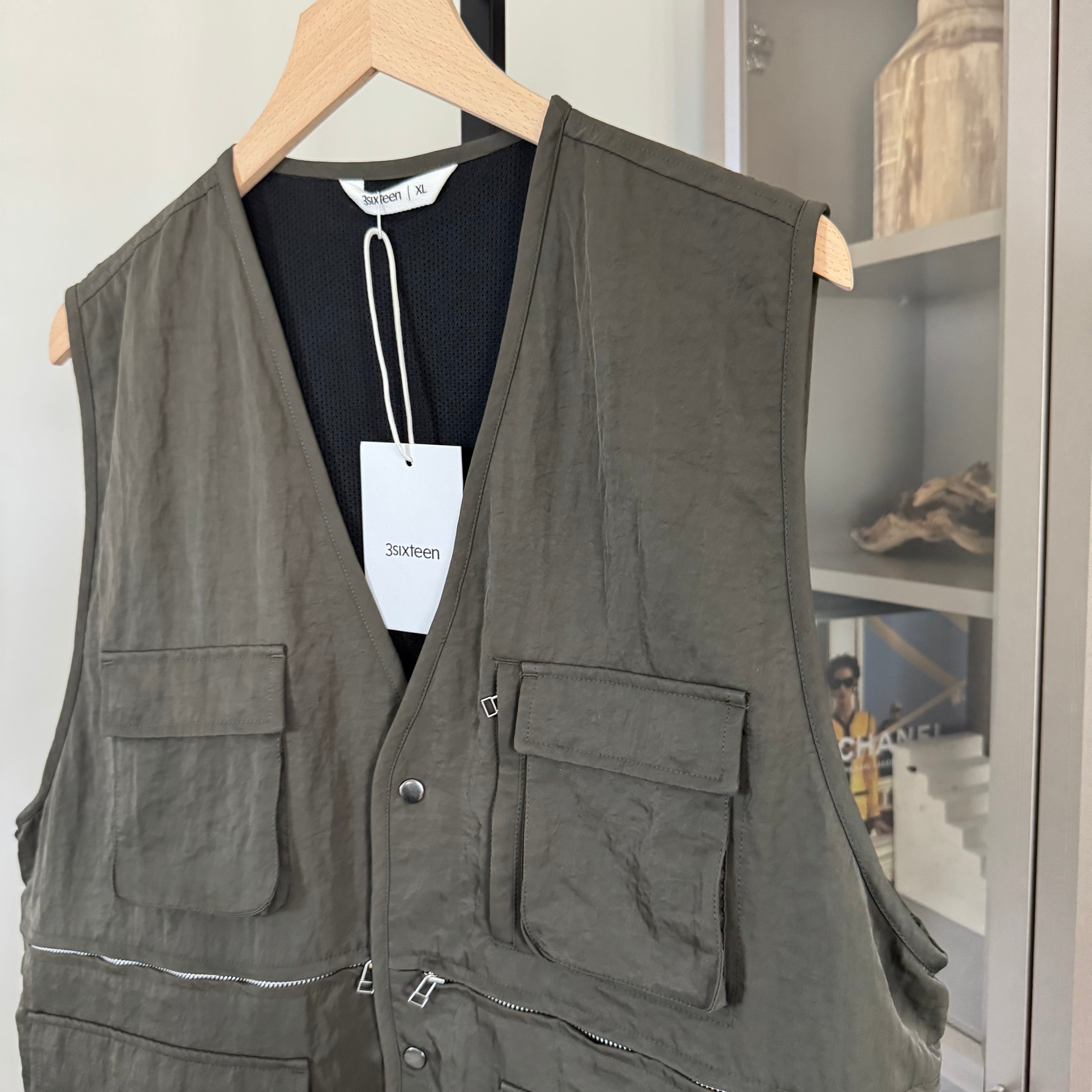 3sixteen Field Wrinkle Nylon Vest – The Closet New York