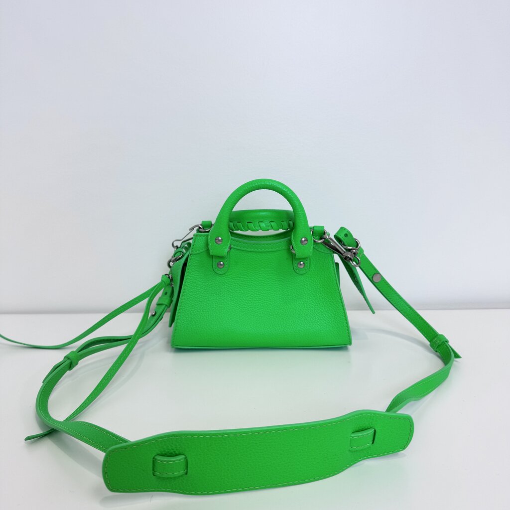 BALENCIAGA Green Neo Classic Nano City Bag – The Closet New York