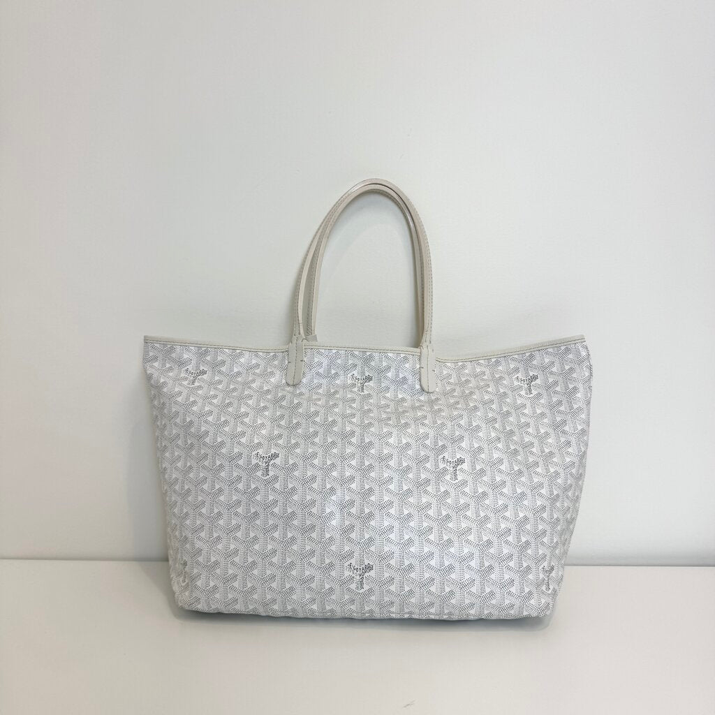 GOYARD White Saint Louis PM Tote – The Closet New York
