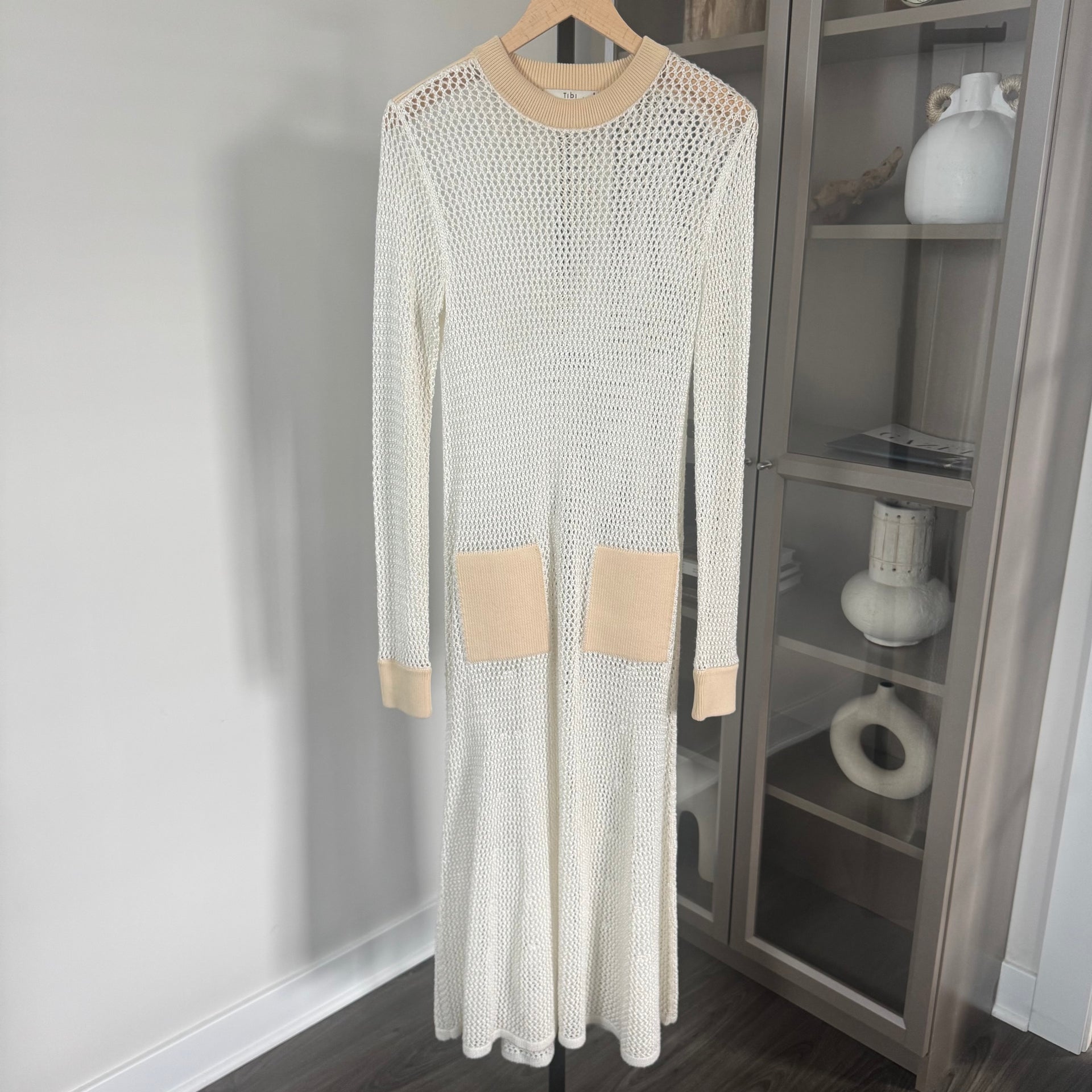 Tibi Mesh Knit Maxi Dress  The Closet New York