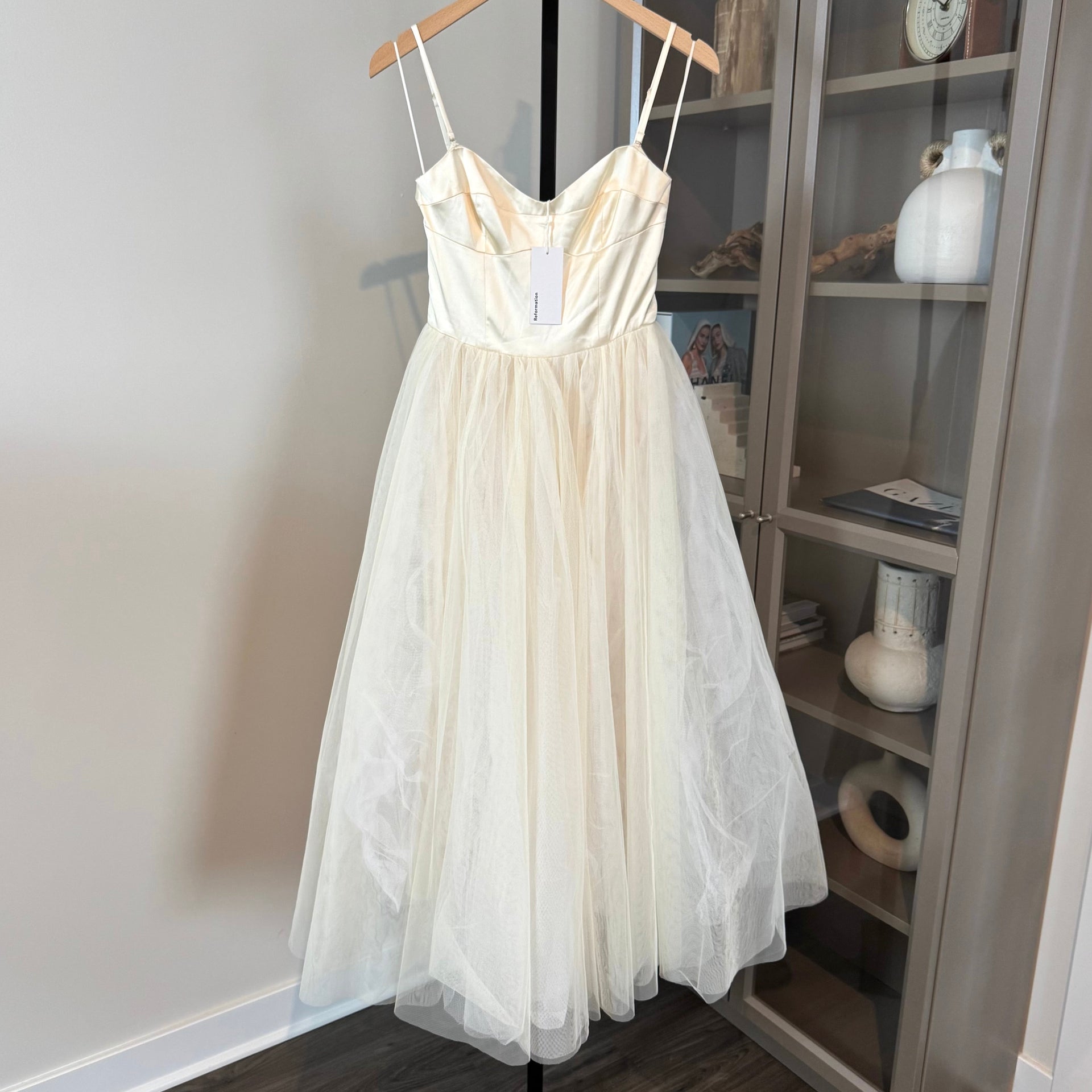 mesh layered dress Reformation Alouette Mesh Layered Dress – The Closet New York