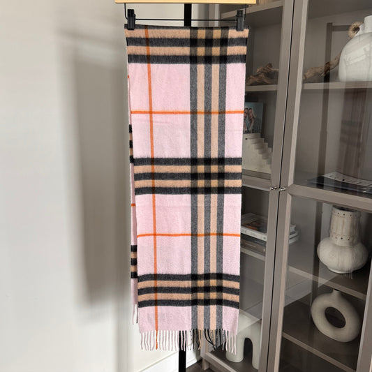 Burberry Cashmere Check Scarf