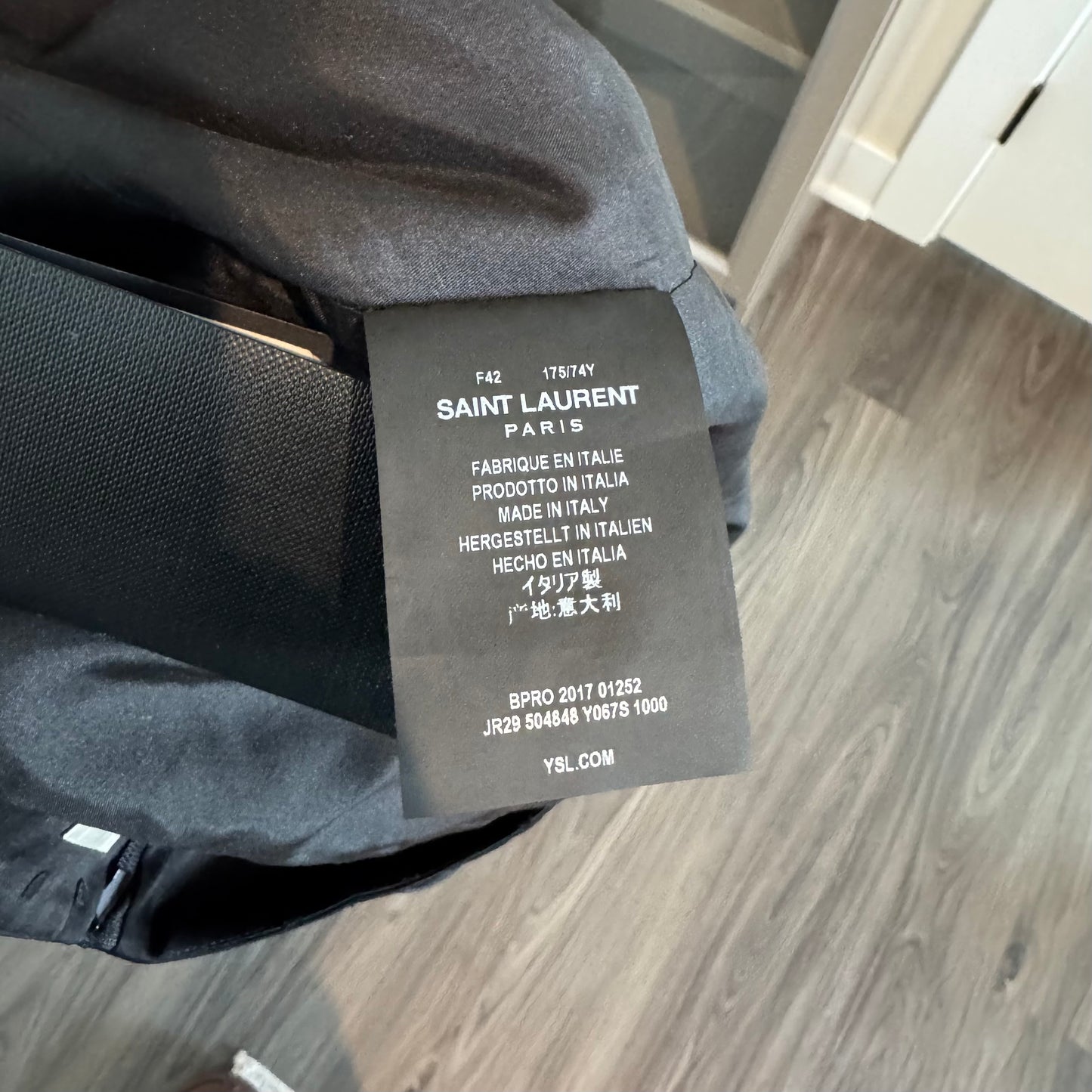 Saint Laurent Suddenly Silk Skirt