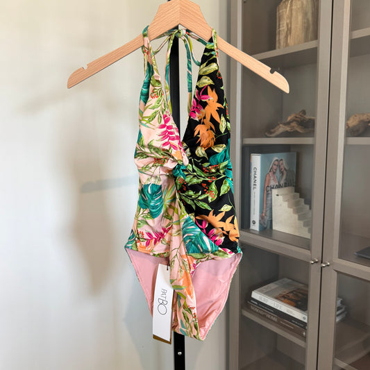PatBO Tropicalia Halterneck Swimsuit
