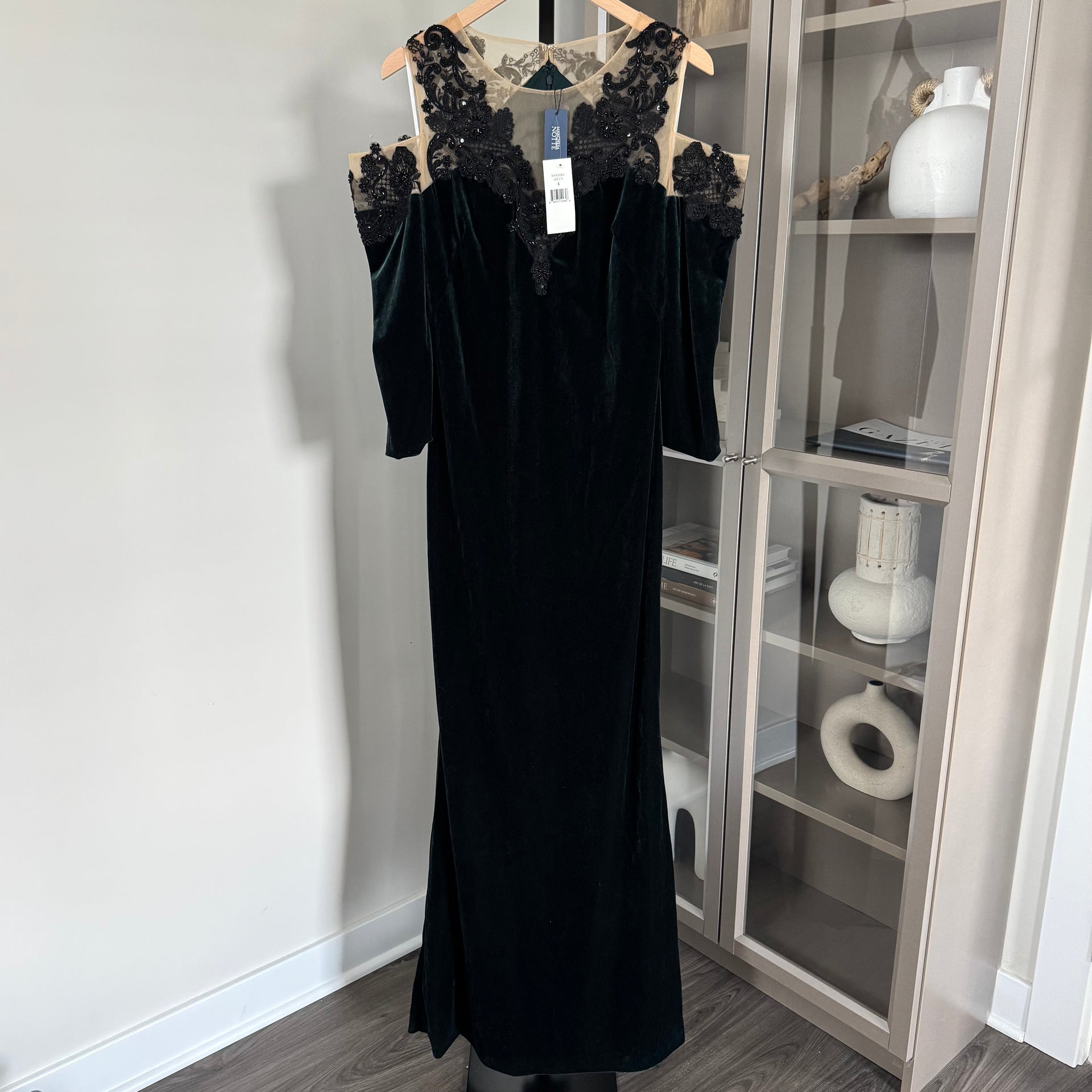 slim fit dress slacks BHLDN Marchesa Notte Greer Gown