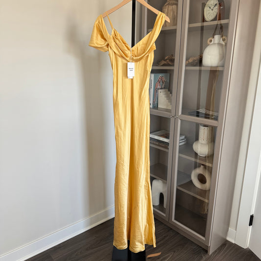 Reformation Ronda Silk Maxi Dress