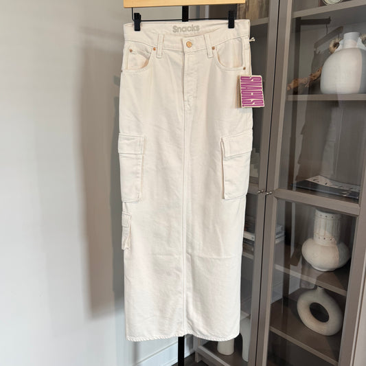 Mother Snacks Cargo Maxi Skirt