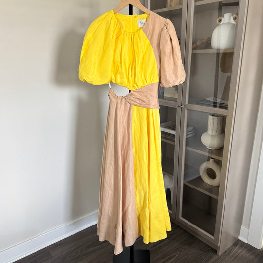 Aje Caliente Two Tone Dress
