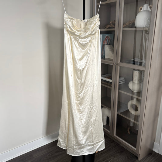 Reformation Gabbie Silk Maxi Dress