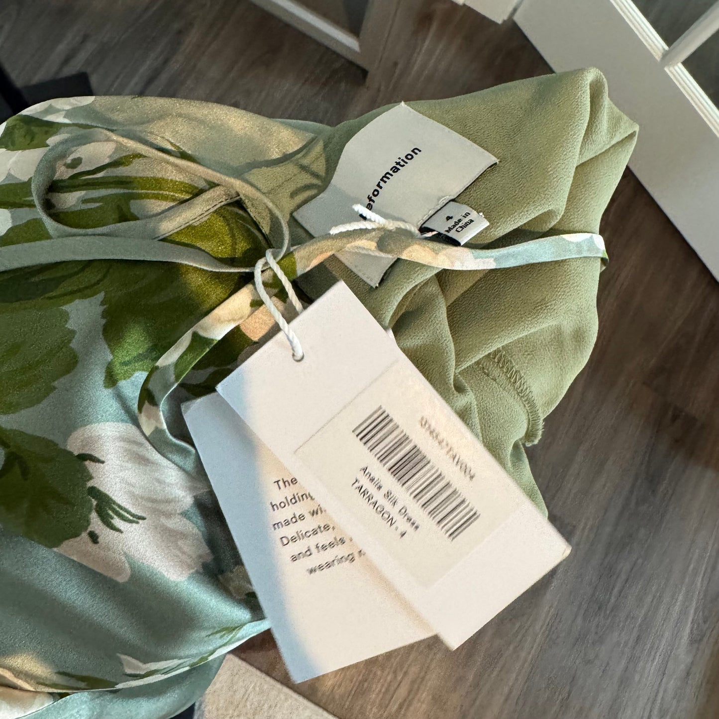 Reformation Anaiis Silk Maxi Dress