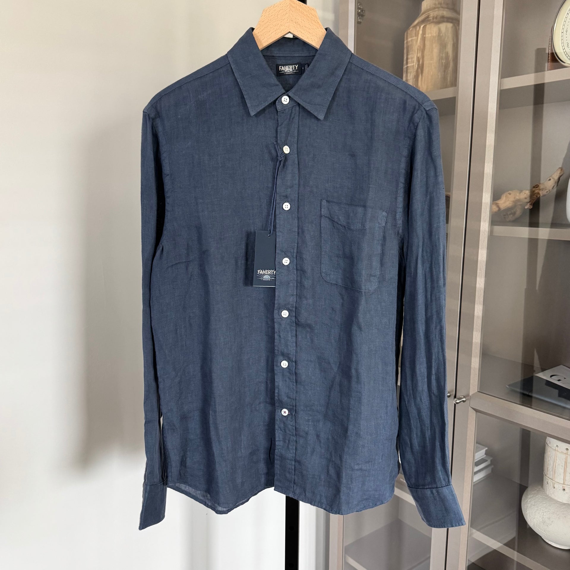 Faherty Linen Laguna Shirt  The Closet New York