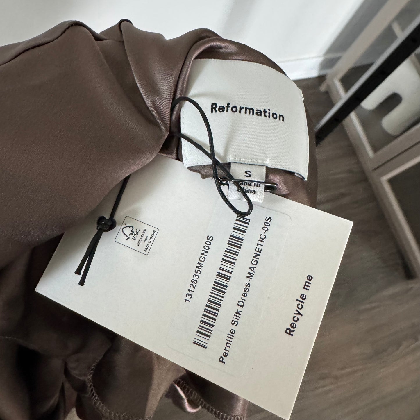 Reformation Pernille Silk Maxi Dress