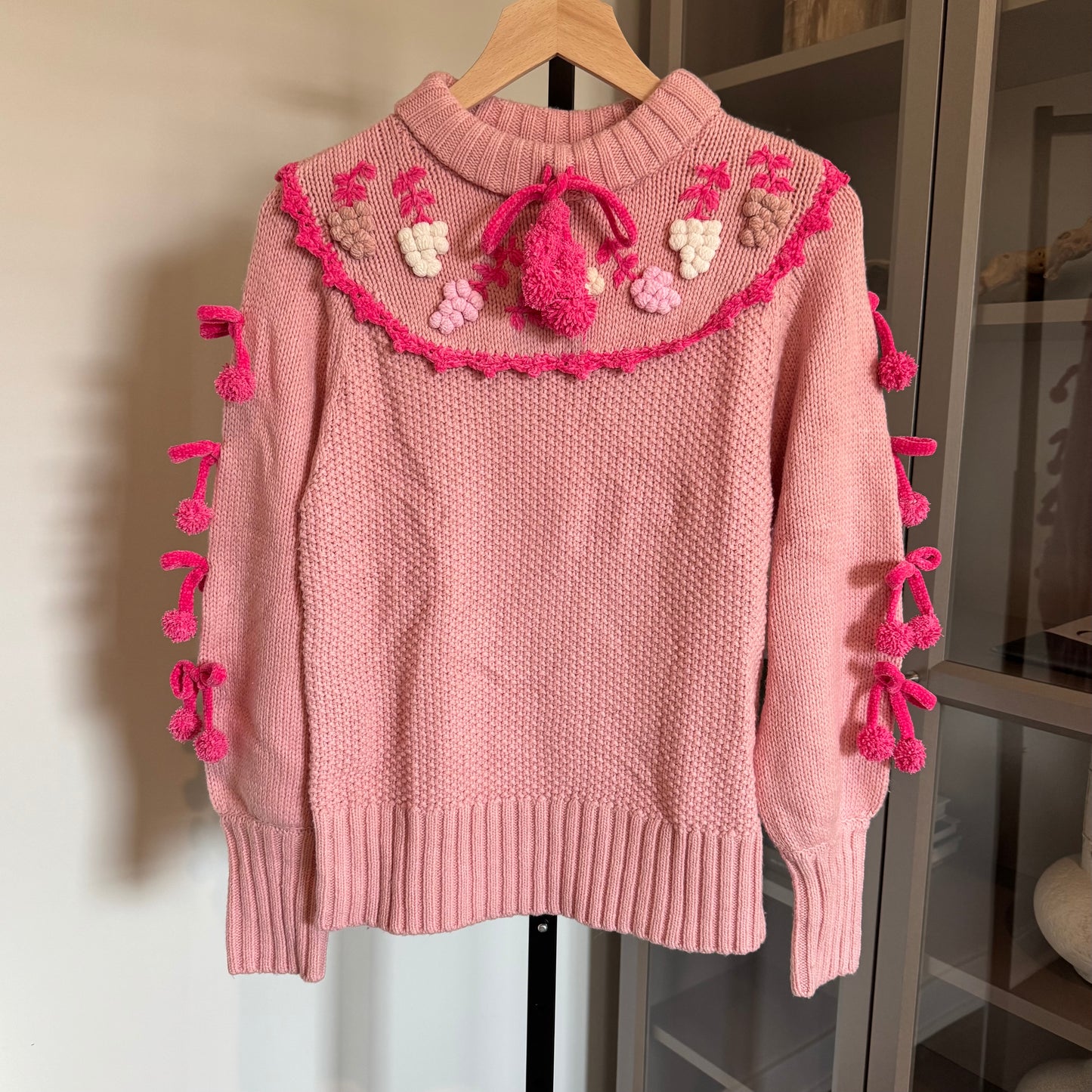 LoveShackFancy Pom Pom Sweater
