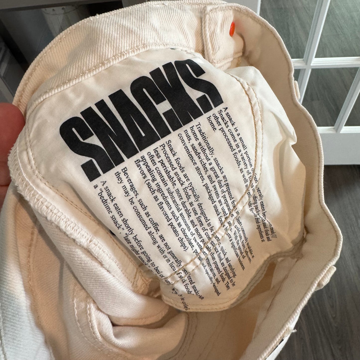 Mother Snacks Cargo Maxi Skirt