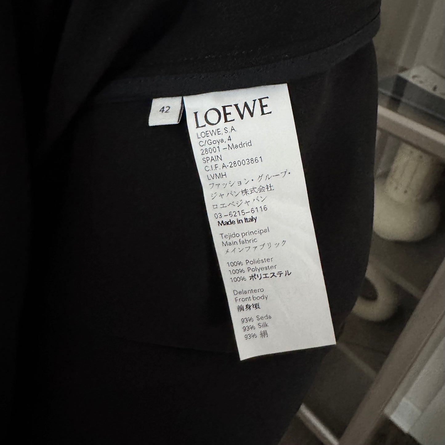 Loewe Silk Draping Dress