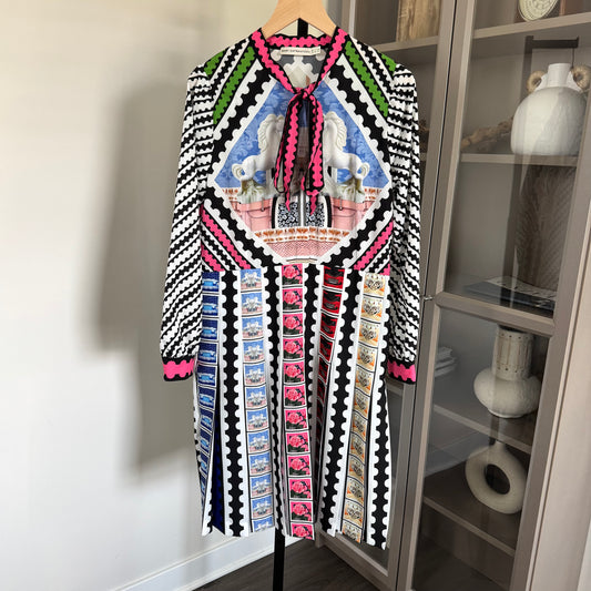 Mary Katrantzou Satin Midi Dress