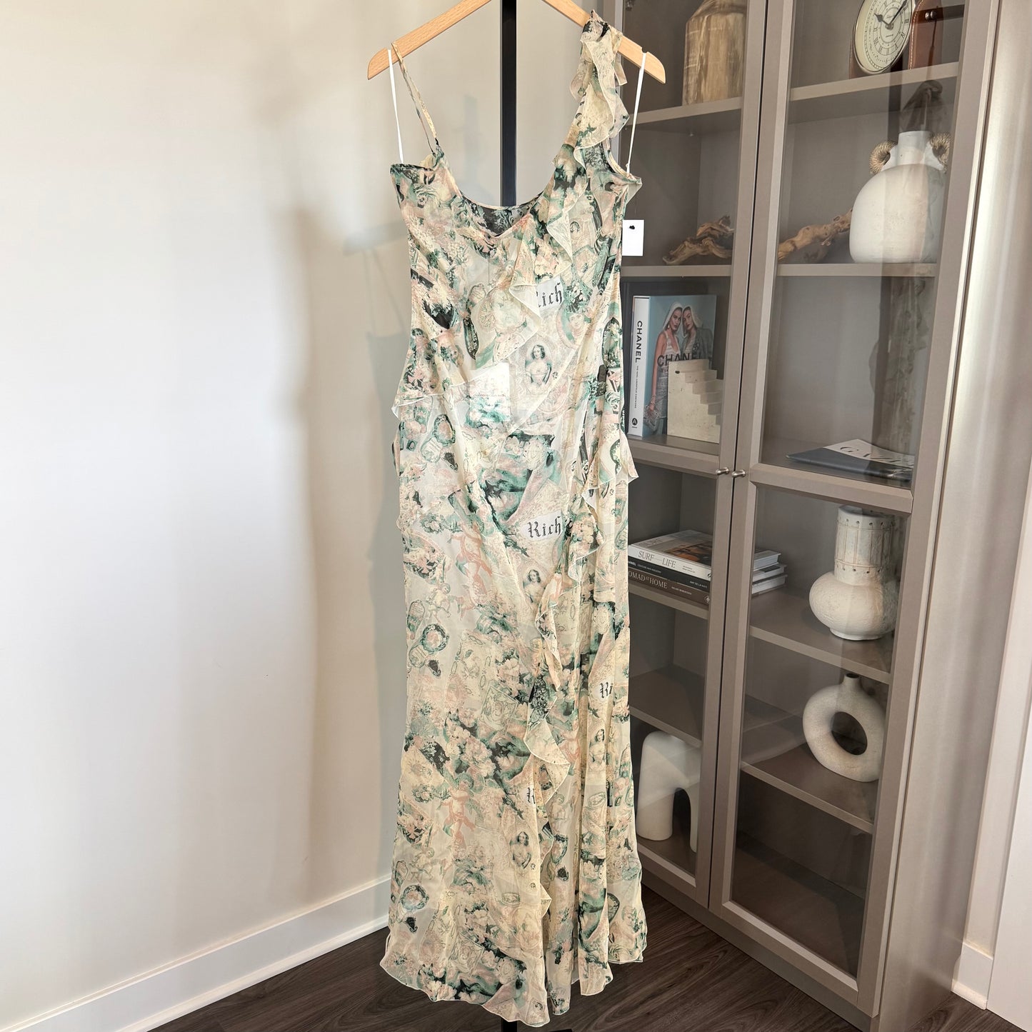 Alessandra Rich Belle Georgette Dress