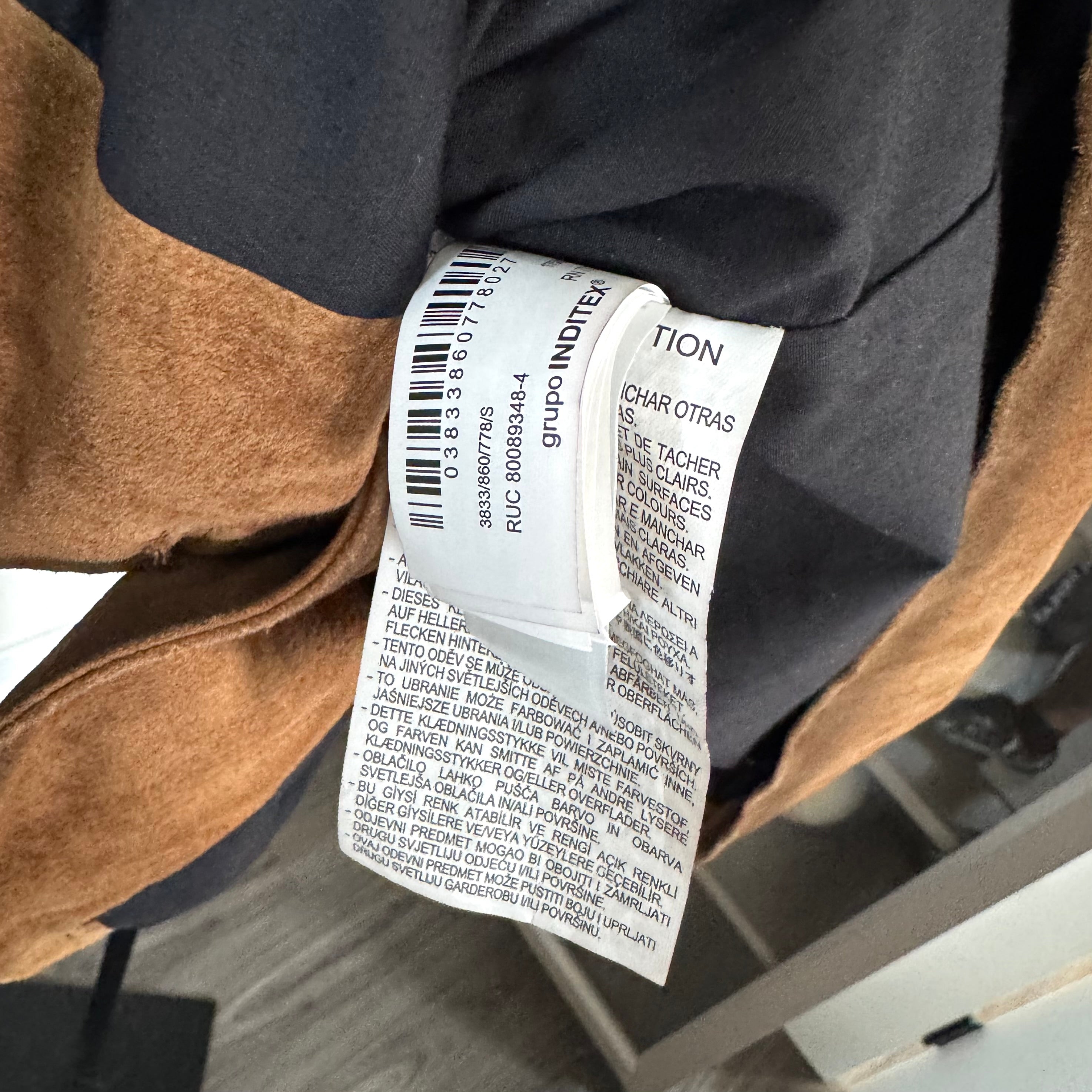 archive zara western jacket suède black Zara Faux Suede Moto Jacket L Size Black Colour - Etsy