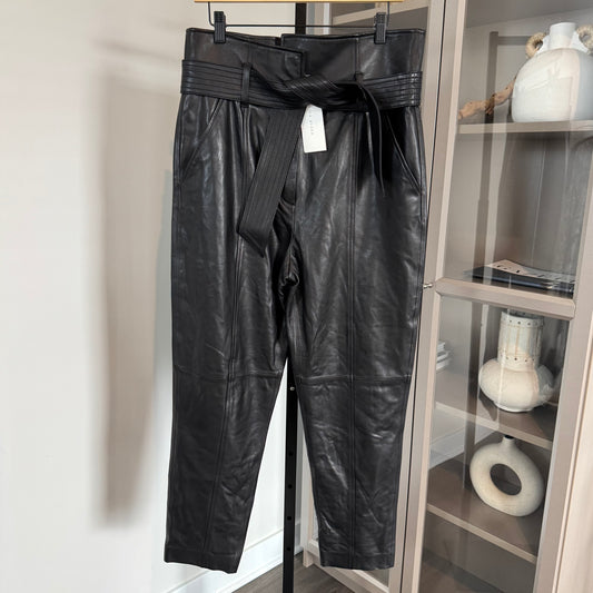 Veronica Beard Izera Leather Pants