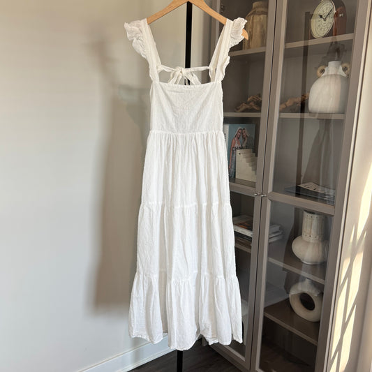 Reformation Hartford Tiered Midi Dress