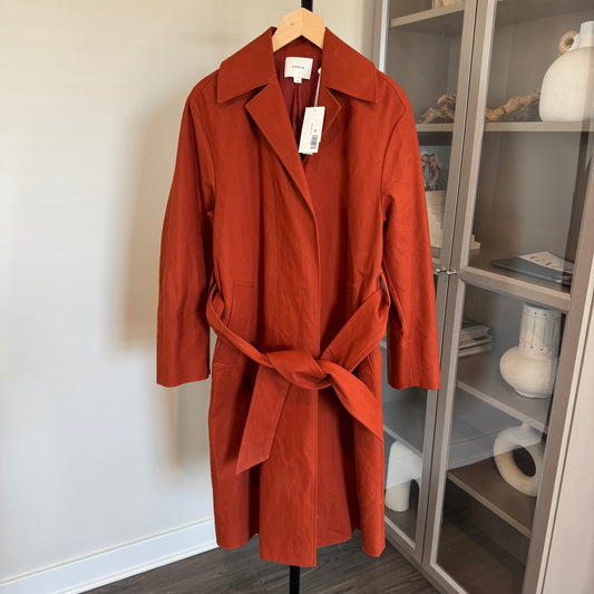 Vince Long Belted Trench Coat