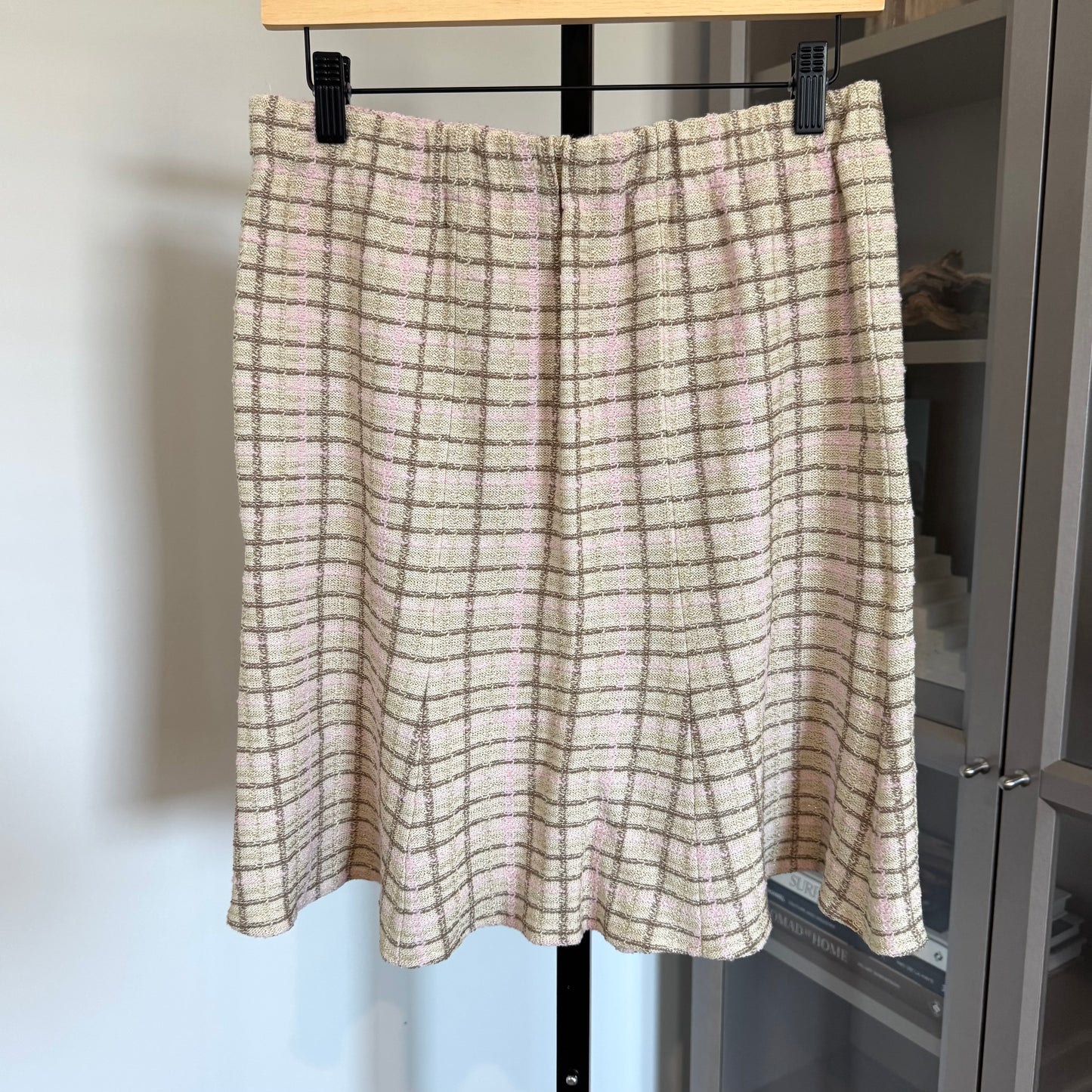 St. John Plaid Skirt Set