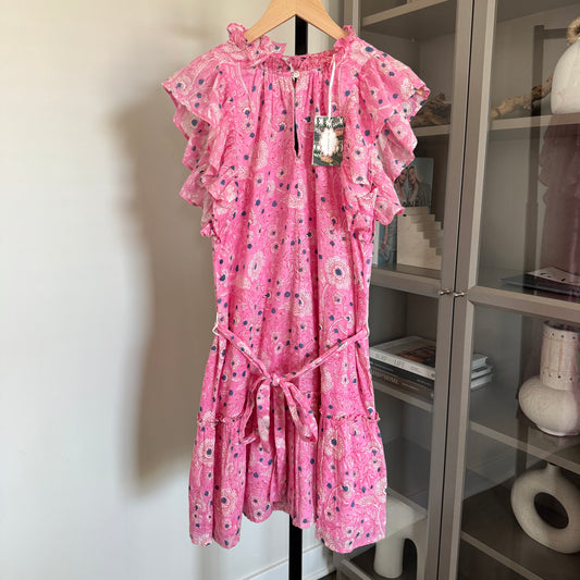 Oliphant Flirty Ruffle Hem Dress