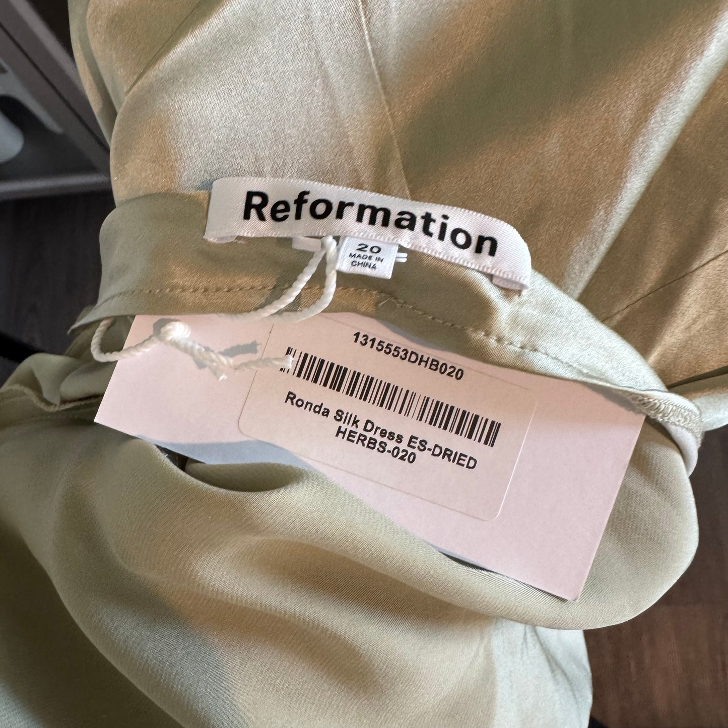 Reformation Ronda Silk Maxi Dress