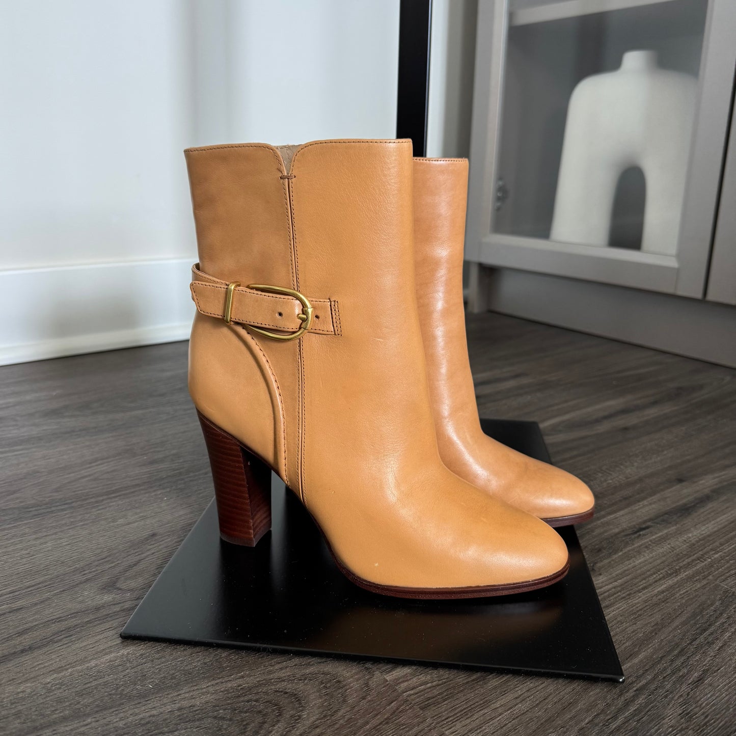 Veronica Beard Viv Leather Bootie