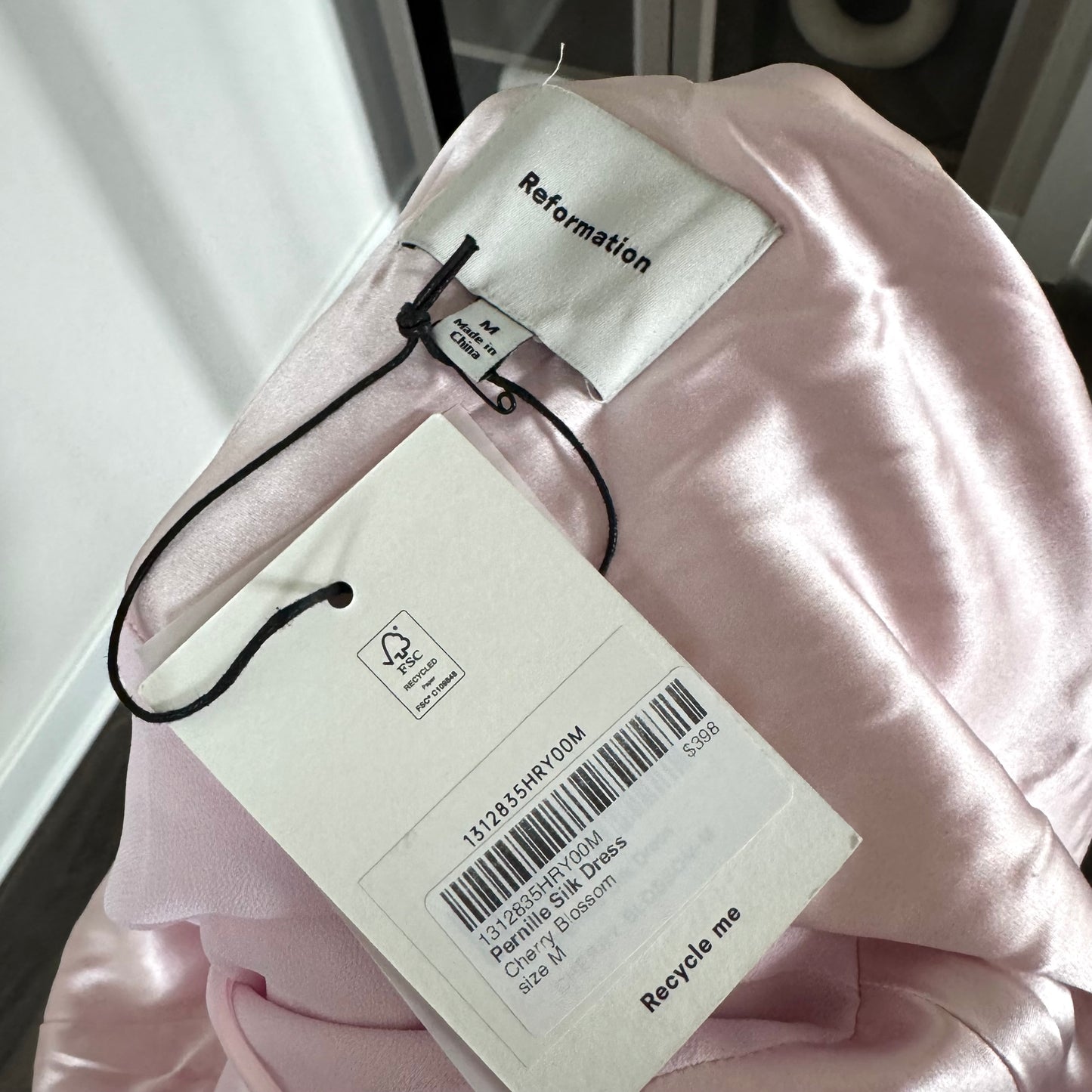 Reformation Pernille Silk Maxi Dress