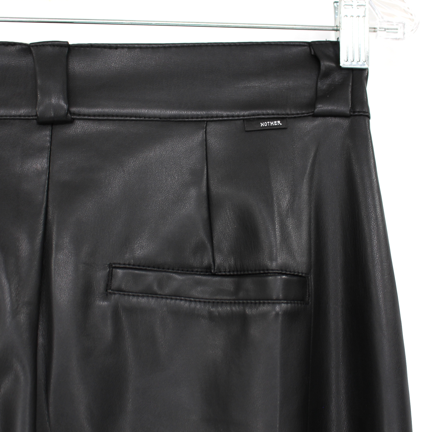 Mother Faux Leather Pants