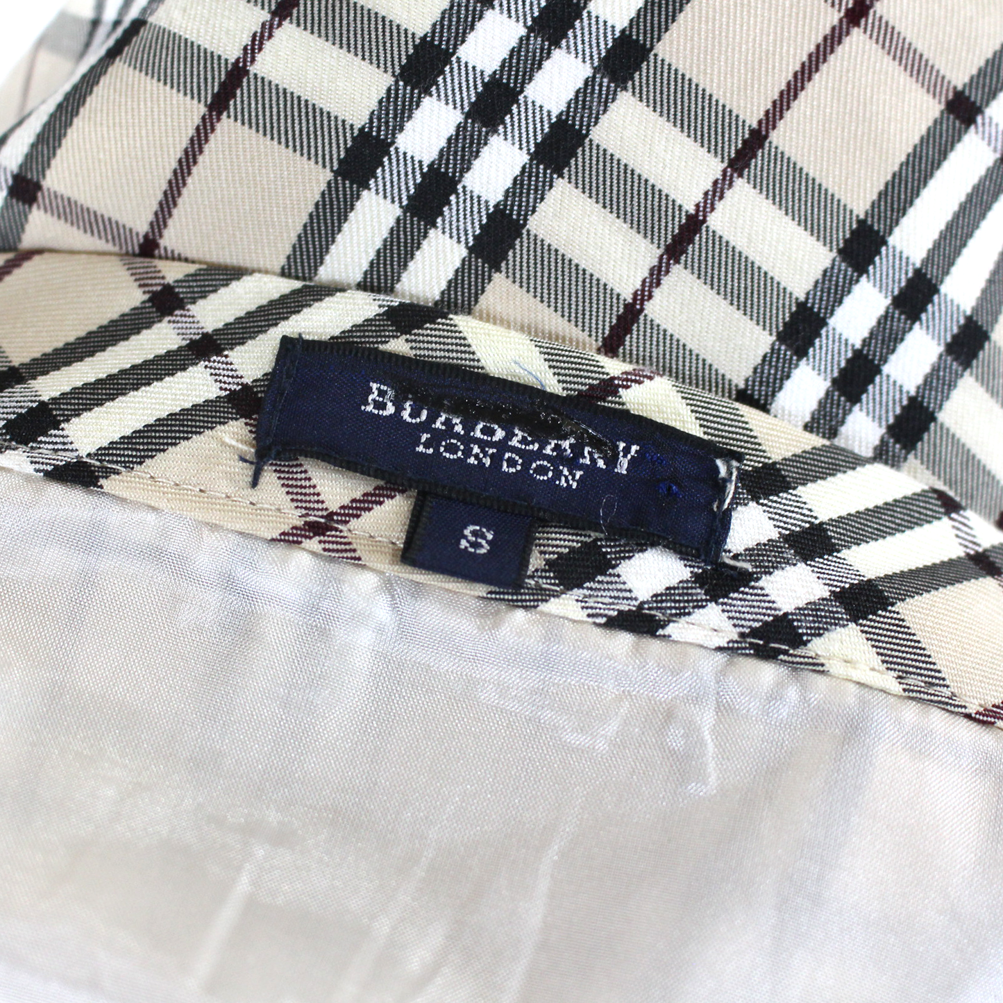 Burberry Nova Check Pleated Skirt