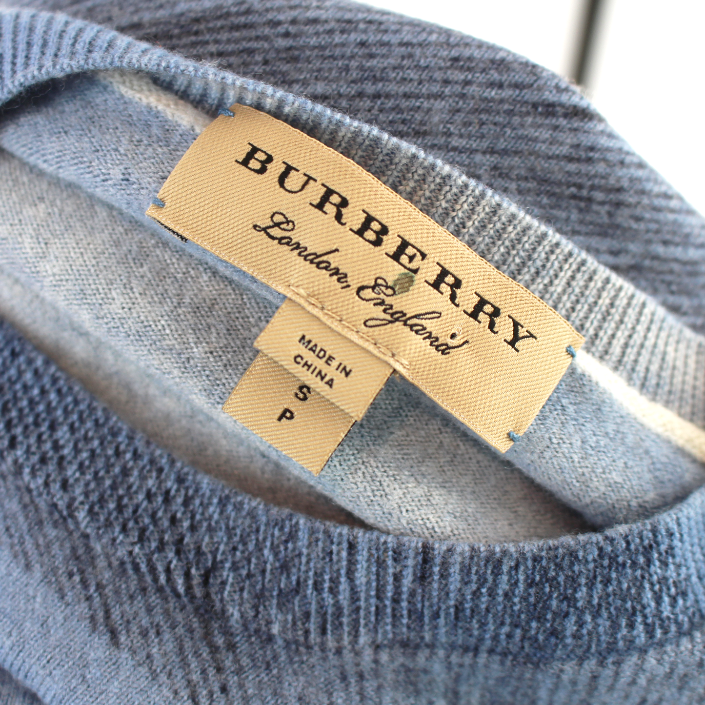 Burberry Crewneck Check Sweater