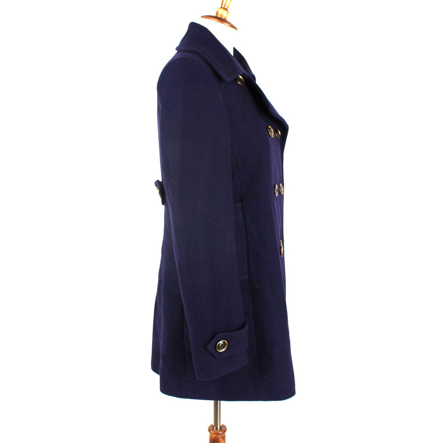 St. John Wool Navy Peacoat