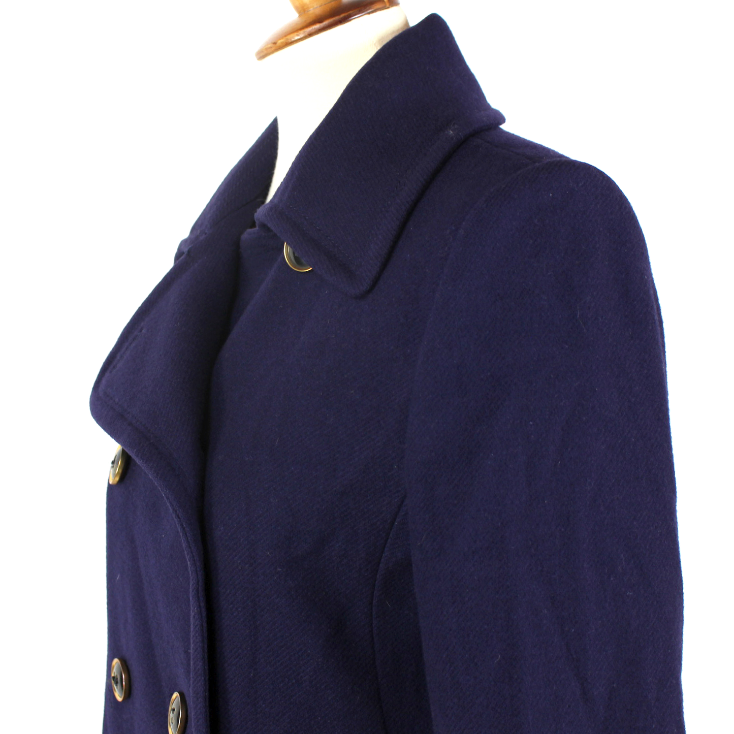 St. John Wool Navy Peacoat