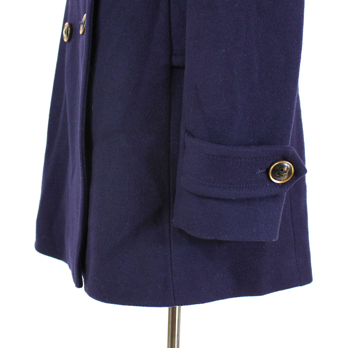 St. John Wool Navy Peacoat