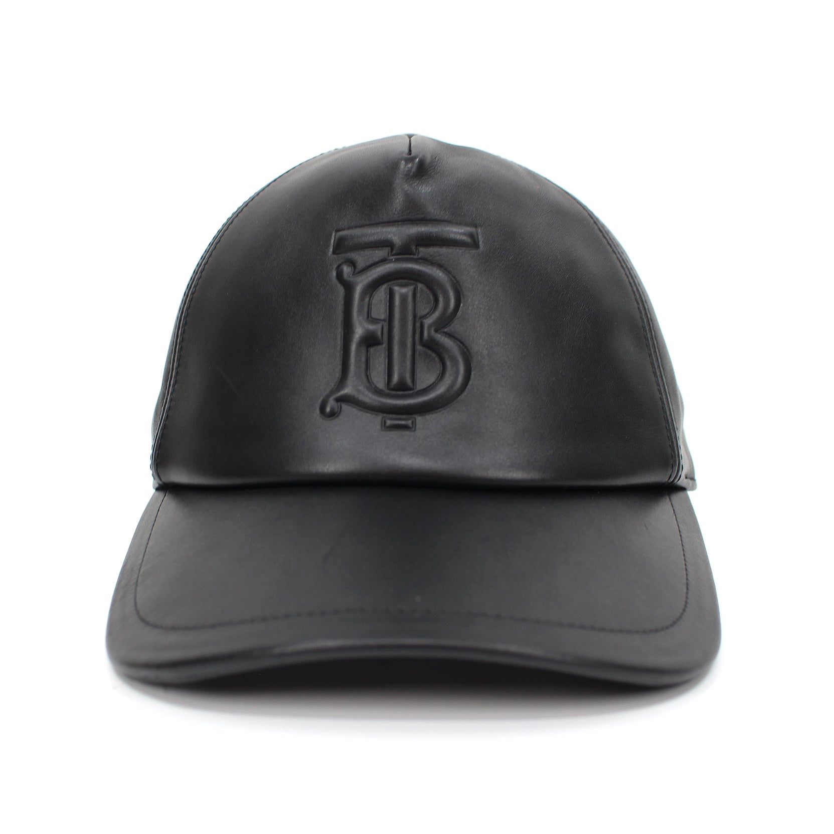 Burberry leather sale hat