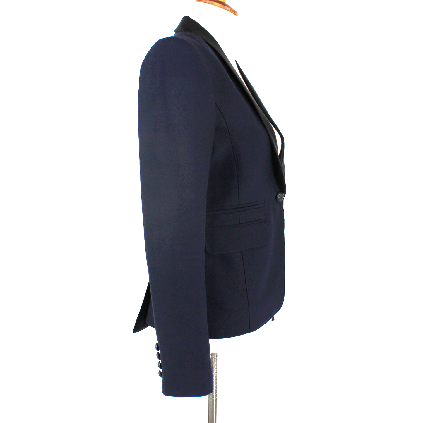 Smythe Satin Trim Duchess Blazer