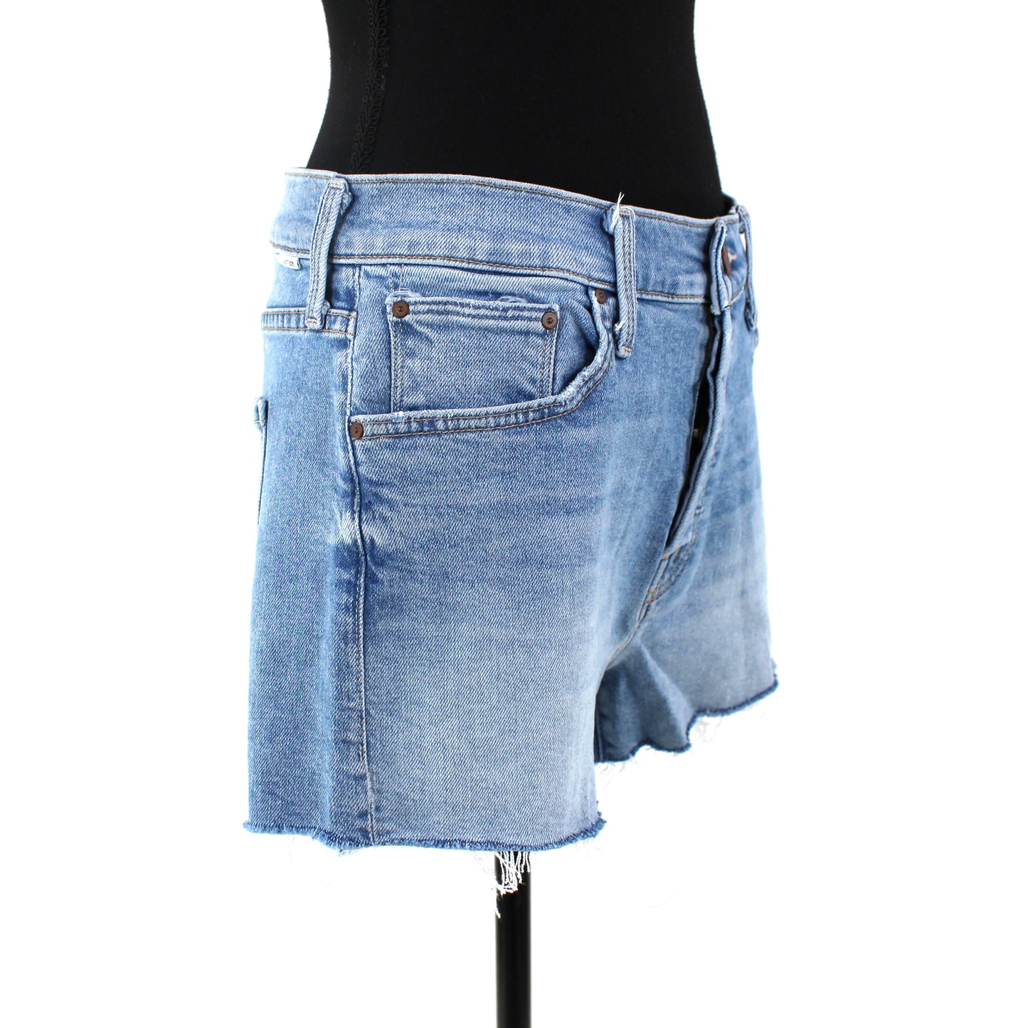 Mother Scrapper Cut Off Fray Shorts