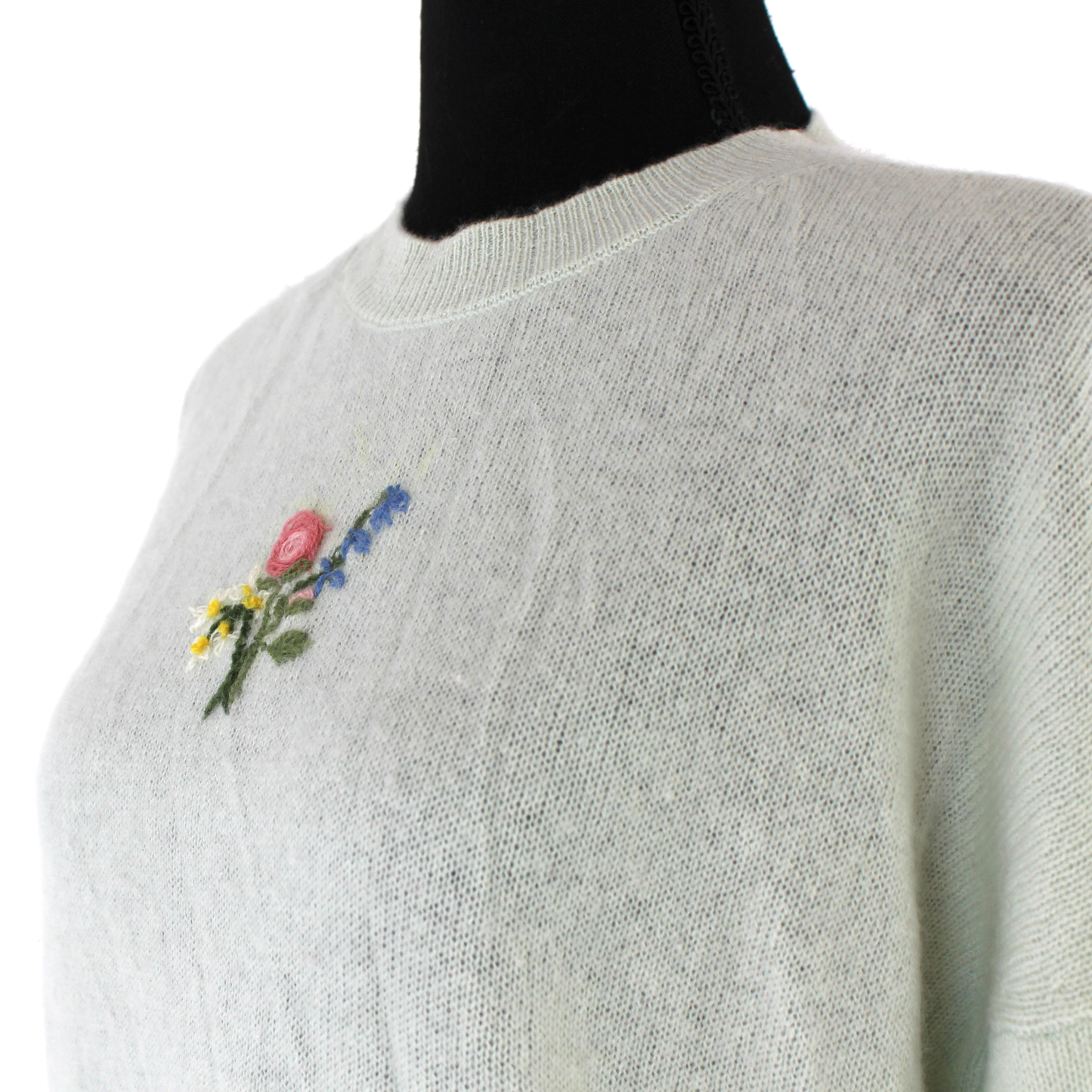 Theory Cashmere Embroidered Sweater