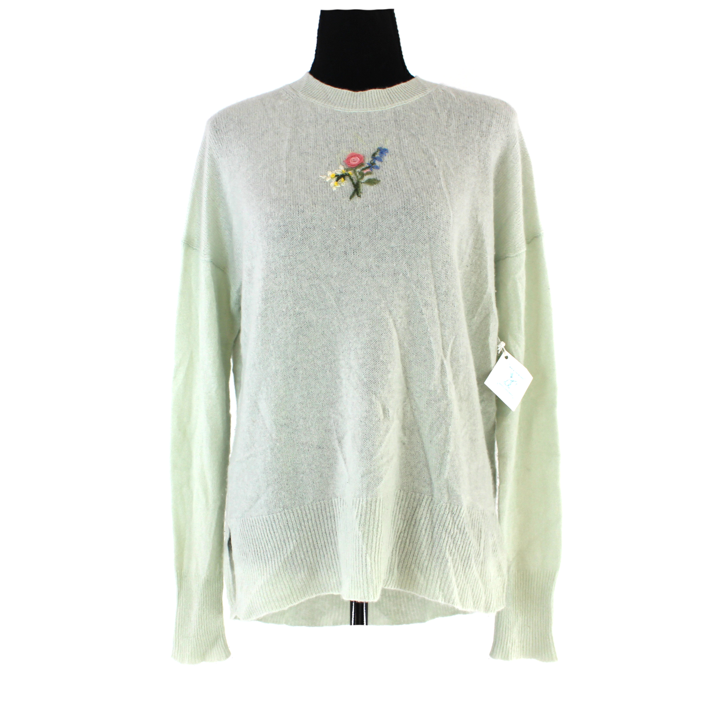Theory Cashmere Embroidered Sweater