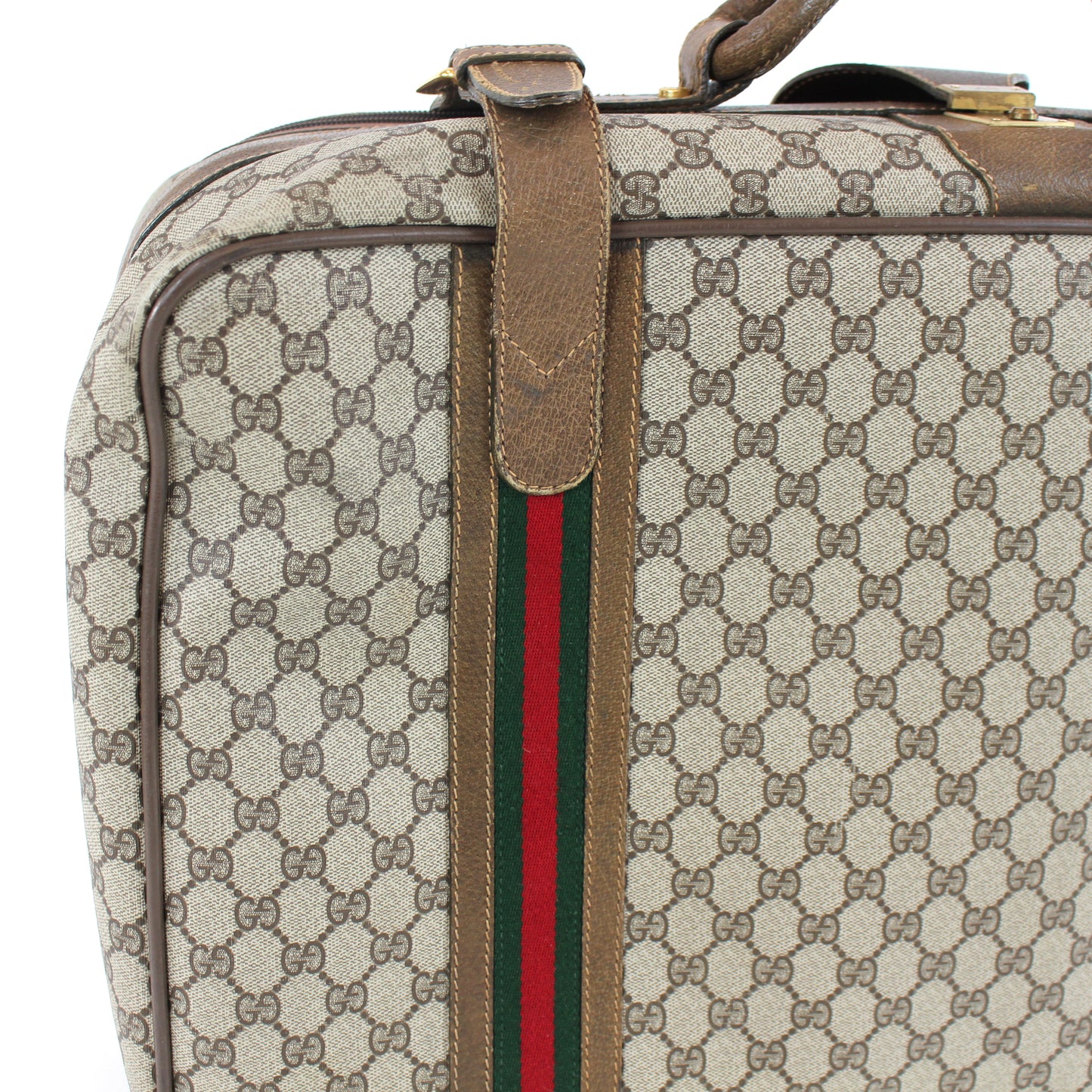 Gucci GG Supreme Vintage Suitcase