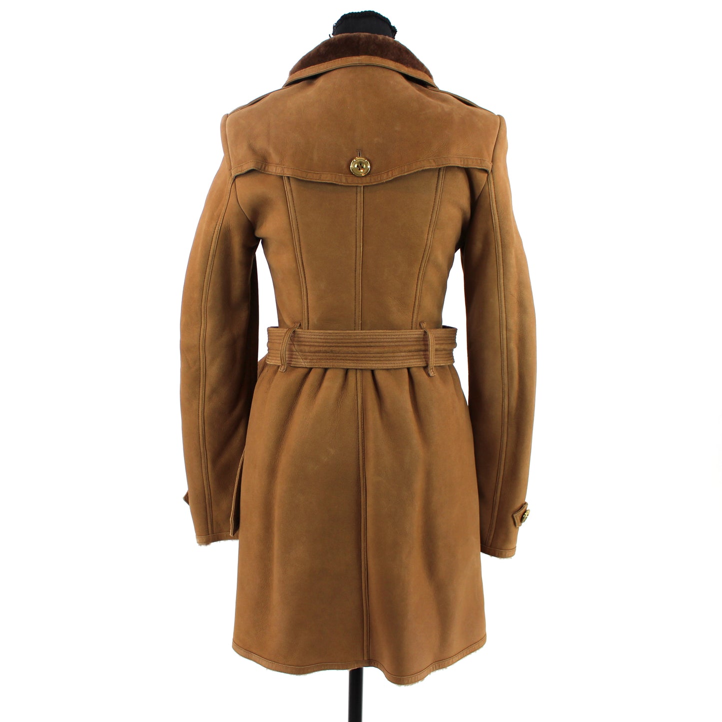 Burberry Brit Shearling Trench Coat